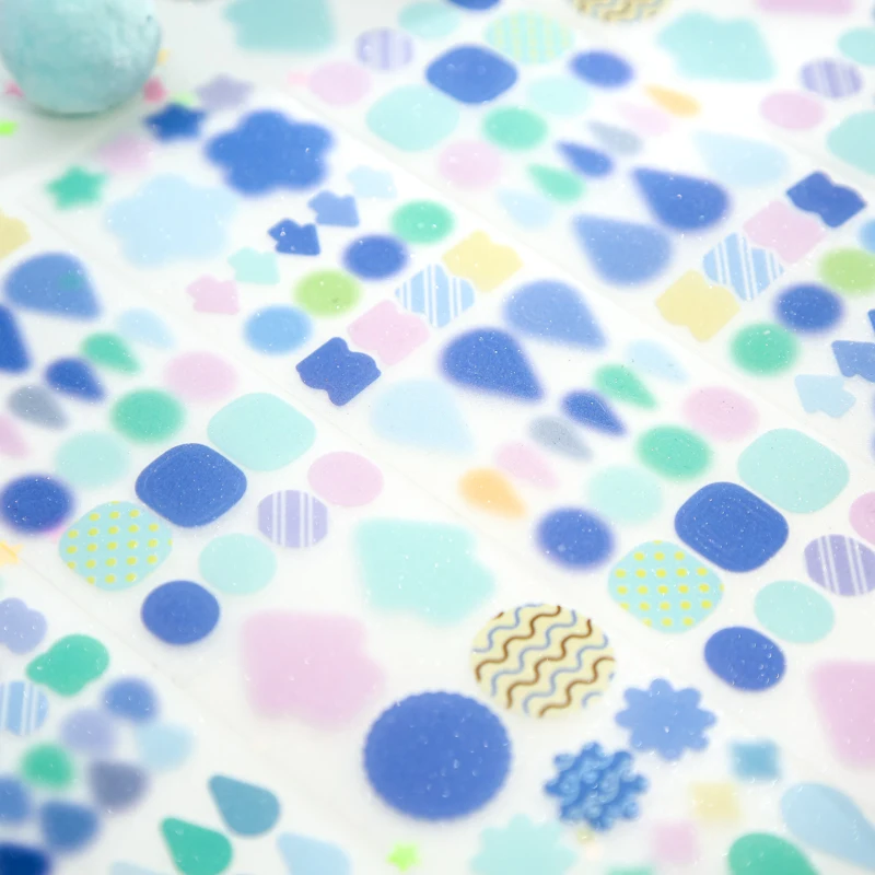 50mm * 2m 스위트하트 메모 시리즈 카와이 플래시 샌드 다이 커팅 테이프 DIY 다이어리 스크랩북 창의적 핸드북 미학 스티커