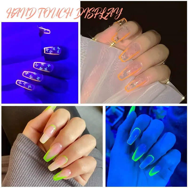 6pcs Nail Art Brush Set Manicure Tools Gradient Gel Nail Polish Builder Drawing Carving Brushes French Design Painting Pen