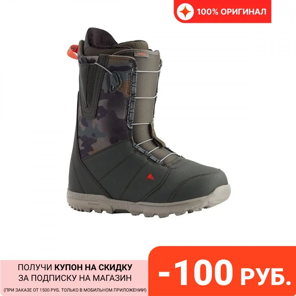 Ботинки для сноуборда BURTON 2020-21 Moto Dark green/Camo |