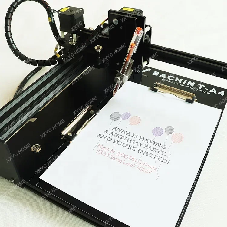 

BACHIN Notebook Lettering Cards DIY Drawing machine cnc Hand Writing machine Pen Draw and Write Robot Plotter T-A4