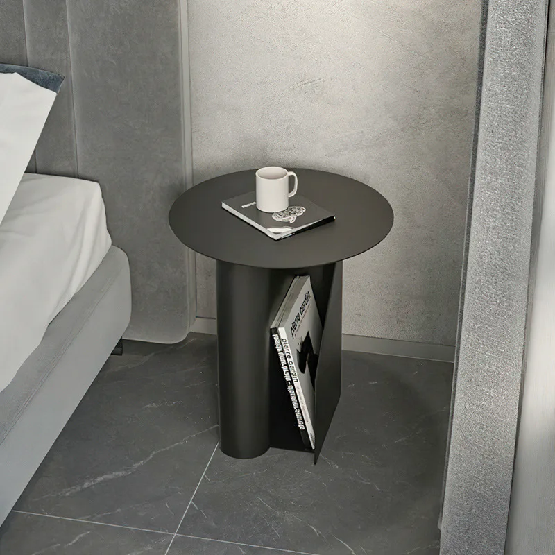 

Креативный дизайнерский прикроватный столик в скандинавском стиле для спальни, современный минималистичный мобильный маленький кофейный столик, роскошная мебель для дома