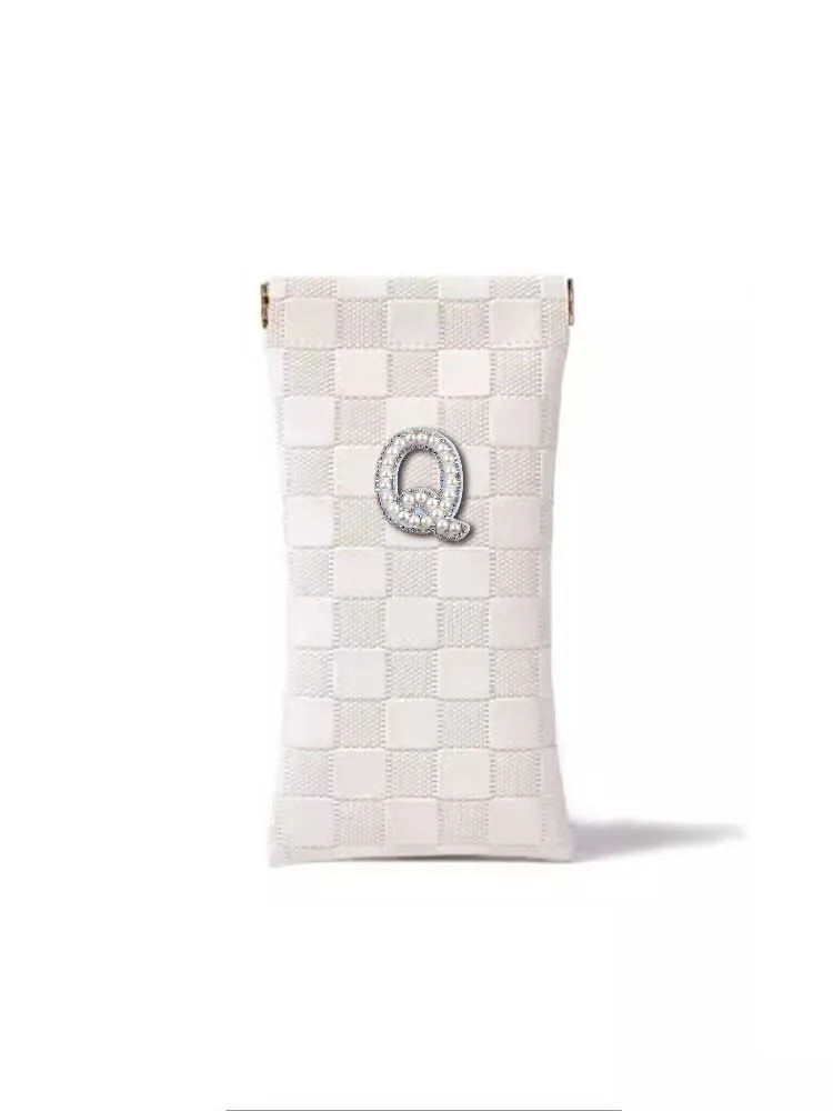 

Customized High-Quality Protective Box Cover Portable Anti-Pressure Eyewear Bag Personalized Customer NameGem-Like Letter: Subdu