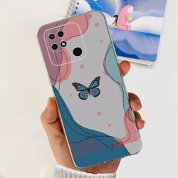 Fashion Marble Silicone Clear TPU Soft Phone Case Cover for Redmi 10 Power (Case-c69)