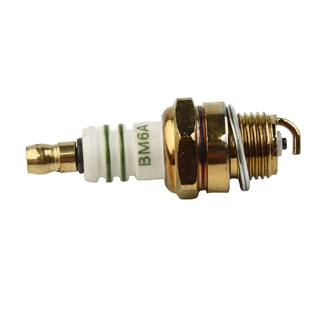 Spark Plug 1pc BM6A Spark Plug Glow Plug for Chainsaw Lawn Mower Strimmer