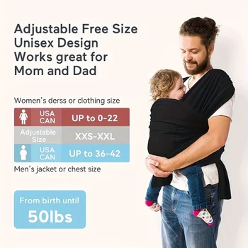 Stretchy Infant Sling for Newborn Babies and Children Up To 41 Lbs 3