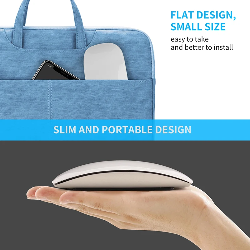 Xiaomi Wireless Bluetooth Magic Computer Mouse Rechargeable Touch Slim Ergonomic Dual-Mode Silent PC Mice For Apple Macbook Air 4