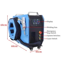 1200W 3in1 Handheld Laser Welding Machine BWT 800W Air-cooled Fiber Laser Welder Welding Cleaning Cutting Solder Tools For Metal 2