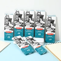 Matte Sketch Pencil Art Graphite Pencils Set HB, 2B, 4B, 6B, 8B,  12B, Mix For Painting Writing Shading Sketch Black Lead Design 1