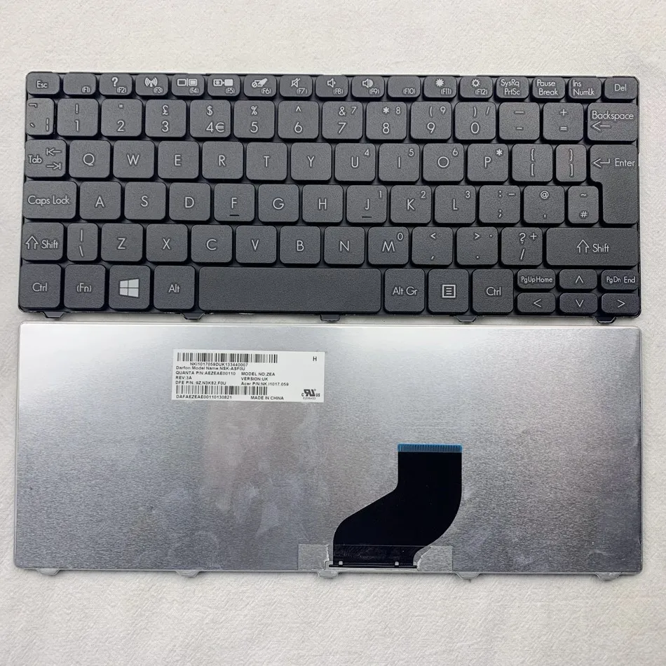 

Клавиатура для Acer Aspire One D255 D260 D257 D270 D255E 522 AOD257 AOD260 AO521 AO532 AO533 532 532H 521 533, Великобритания, раскладка-1