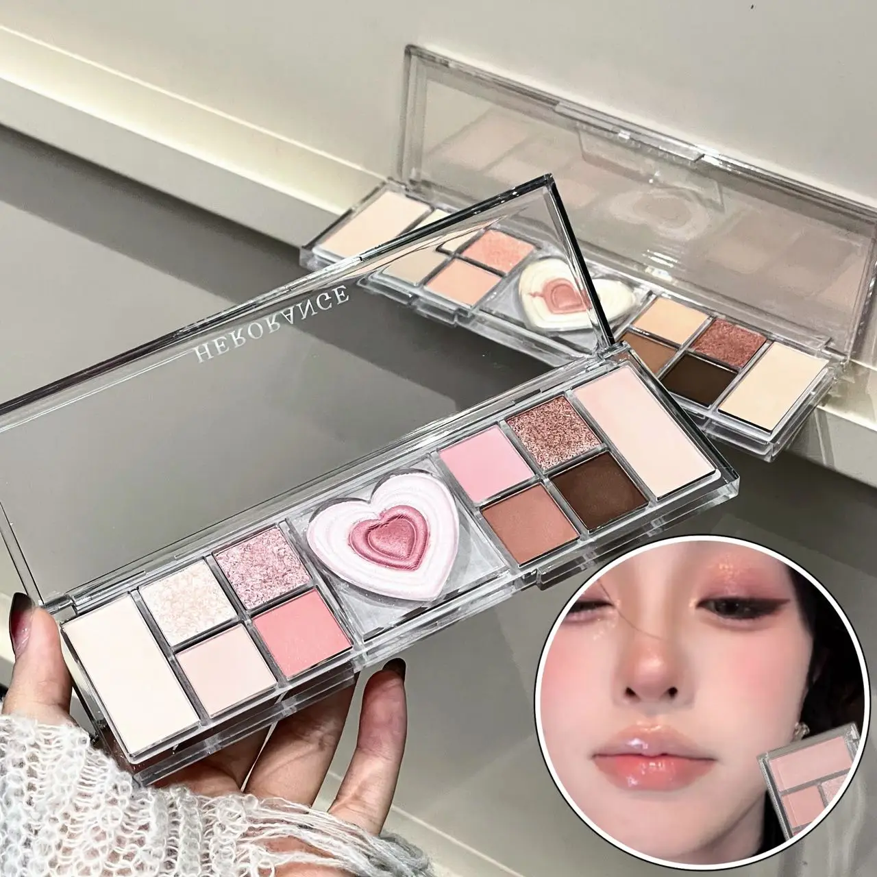 Radiant Earth Tone Eye Makeup Palette with 12 Shades