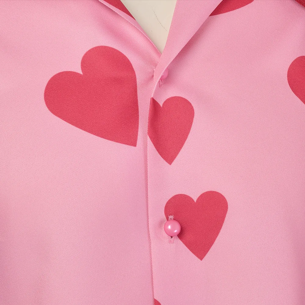 One Piece: Donquixote Rosinante | Black Plush Jacket and Pink Shirt Costume Cosplay 27 Generic Black Plush Jacket and Pink Shirt Costume for Men (Unofficial)