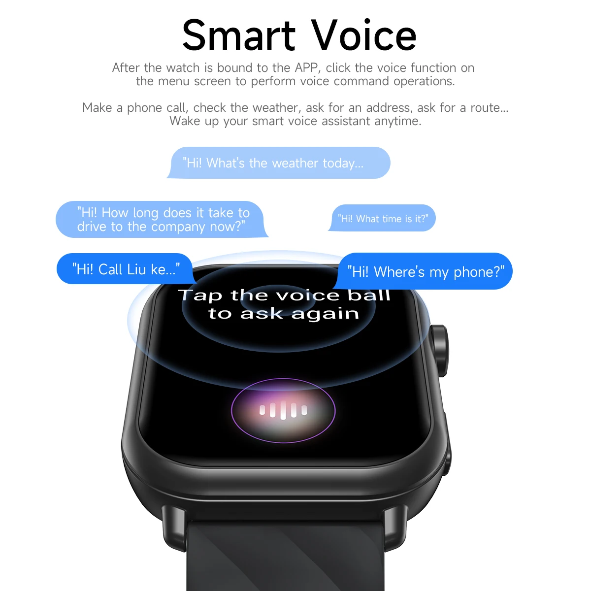 2025 NEW Hot Smartwatch 1.83''HD Screen1000mAh Large Battery Outdoor Sports Watches Bluetooth Call IP68 Waterproof for Men Women 4