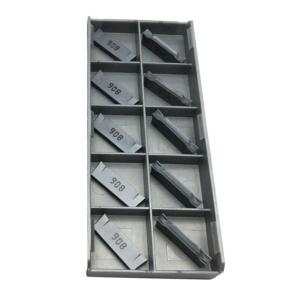 

Carbide Inserts High Quality Carbide Inserts for DGTR 10Pcs DGN3003JIC908 3mm Wide CNC Parting Grooving Cutter