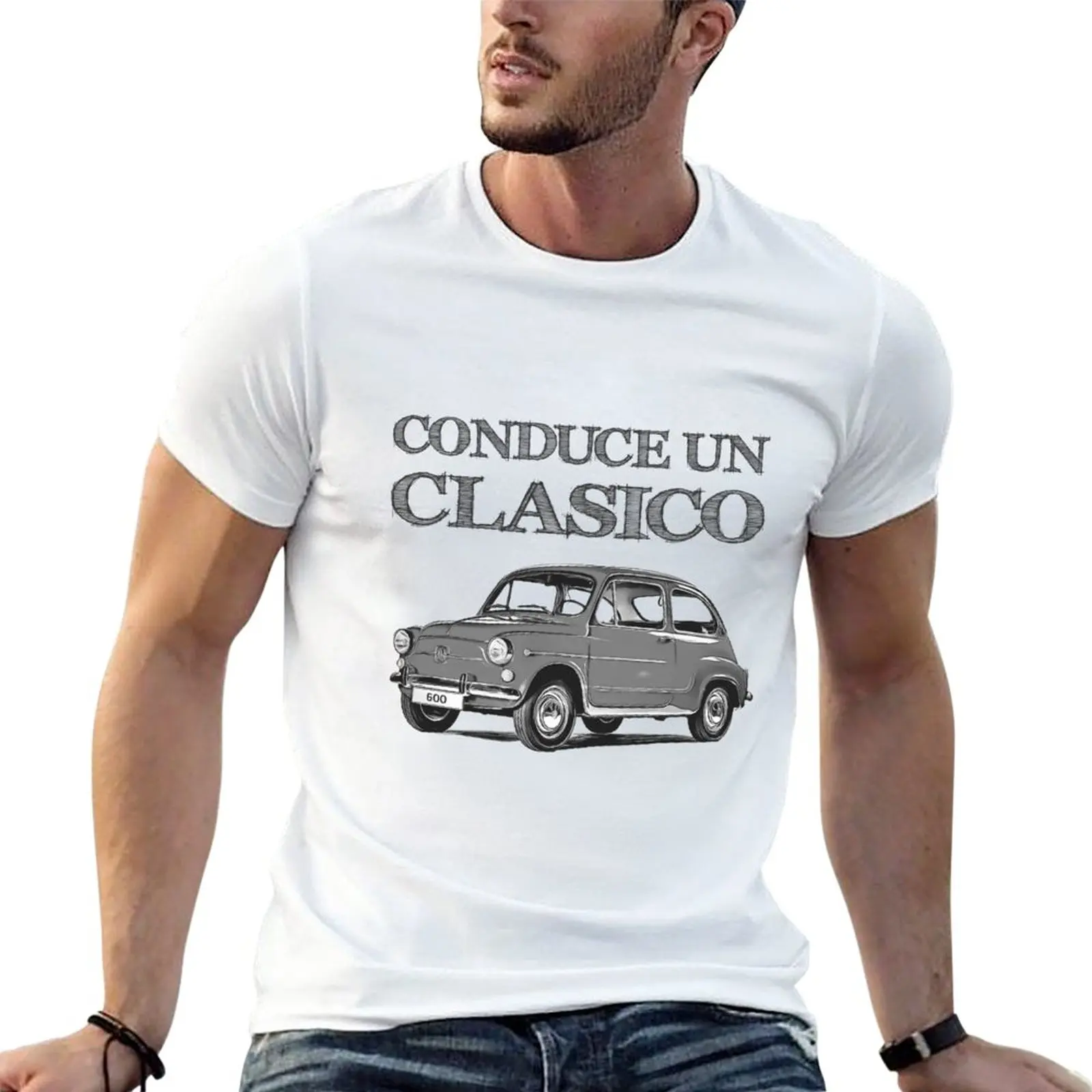 

Новинка 600, футболка FIAT 600 годов выпуска, футболки оверсайз, футболки с графическим рисунком, мужские футболки с графическим рисунком, большие и высокие футболки