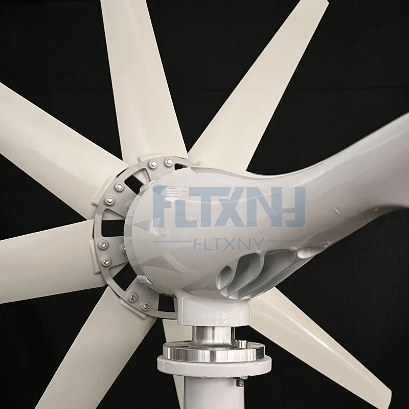 China Factory 1000w 24v Wind Turbine With 8 Blades Mppt Controller