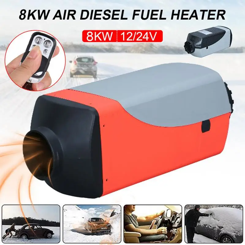 

Car Heater Automobile Interior Heater LCD Car Air Heater 12V/ 24V Air Outlets Auto Heating Fan Defrosting Defogging Winter