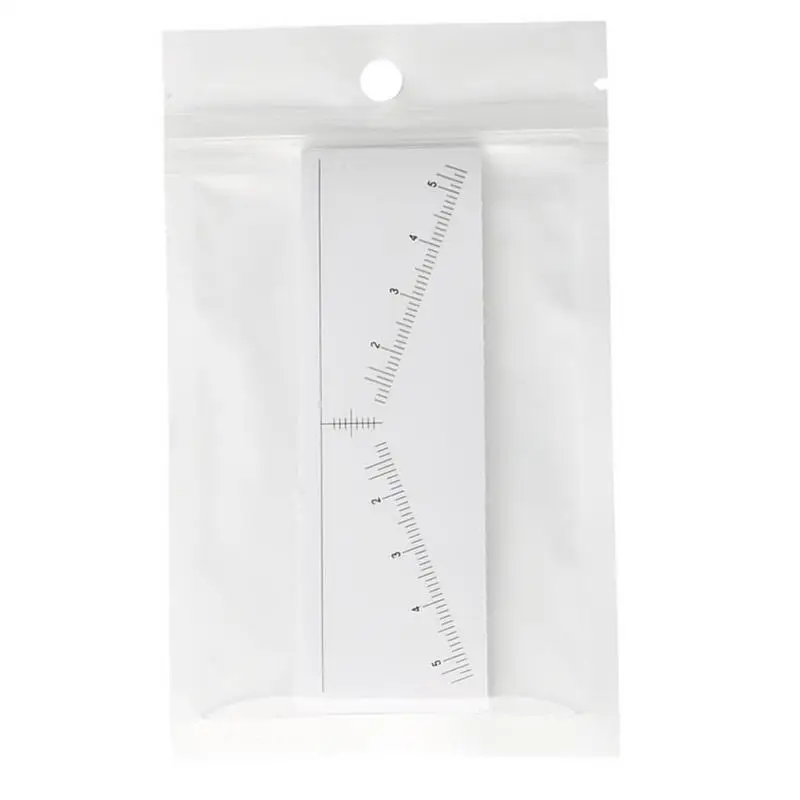 25 조각 마이크로 블레이드 눈금자 눈썹 템플릿 눈썹 스텐실 여성 눈 셰이퍼 눈..