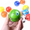 Funny sponge pressure expression Soft ball squeeze funny expression Children's PU foam soothing toy Wrist action toy ball