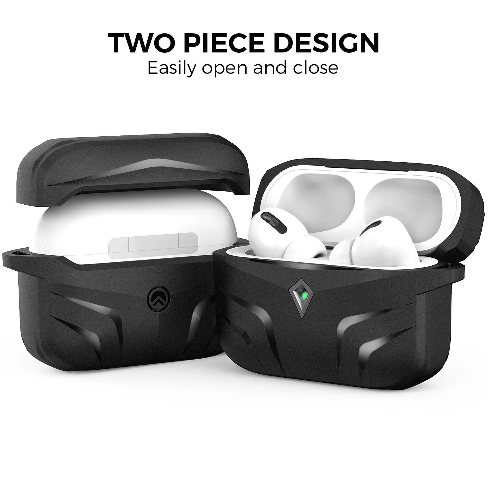 Armor Tough Case For AirPods Pro 2 protector Cover Strong protection earphone Accessories Split