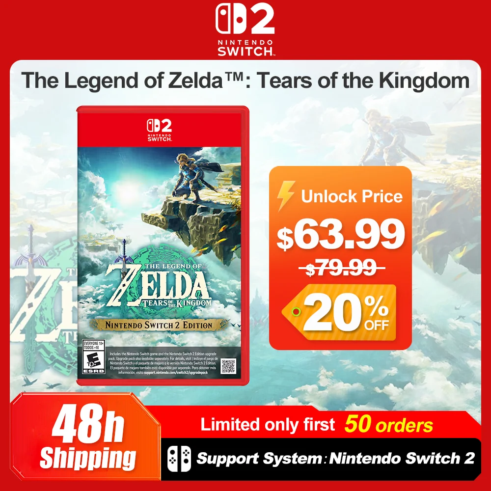 Nintendo Switch 2 The Legend of Zelda: Tears of the Kingdom Juegos