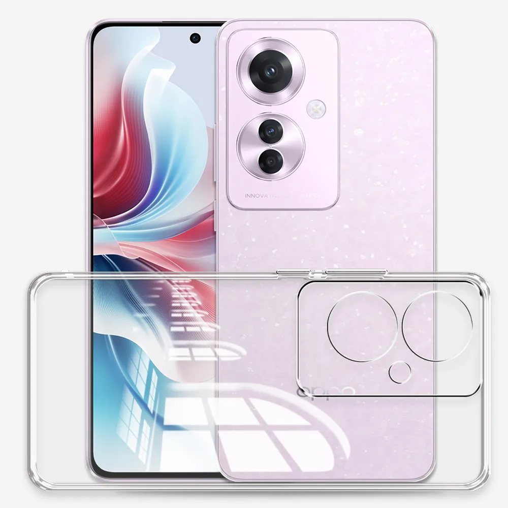 Sleek Clear Silicone Shockproof Phone Case for 5G Smartphones - Soft Protective Cover Coque