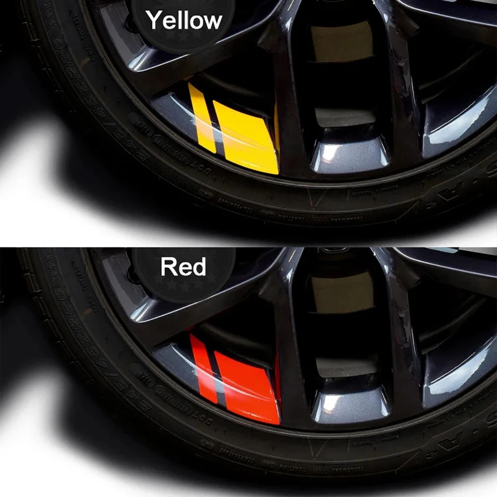 Reflective Stickers Car Wheel Reflective Stickers Auto Safety Warning Sticker Reflector Protective Strip Film for Trucks Auto Motorcycle Stickers