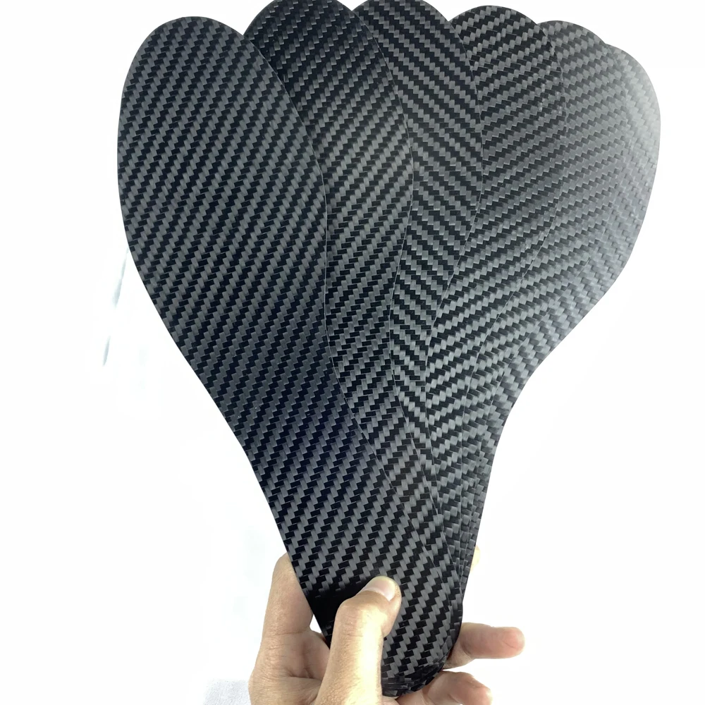 0,6mm/0,8mm/1mm/1,2mm Carbon Faser Sport Einlegesohle Männlichen Schuh-pad Orthesen Schuhe Sneaker einlegesohlen Platte Hochwertige – Detail 3