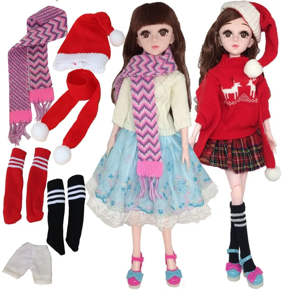 

30cm Kids Gift Toy DIY Newest Dolls Dress Girl Clothes Casual Wear Doll Accessories