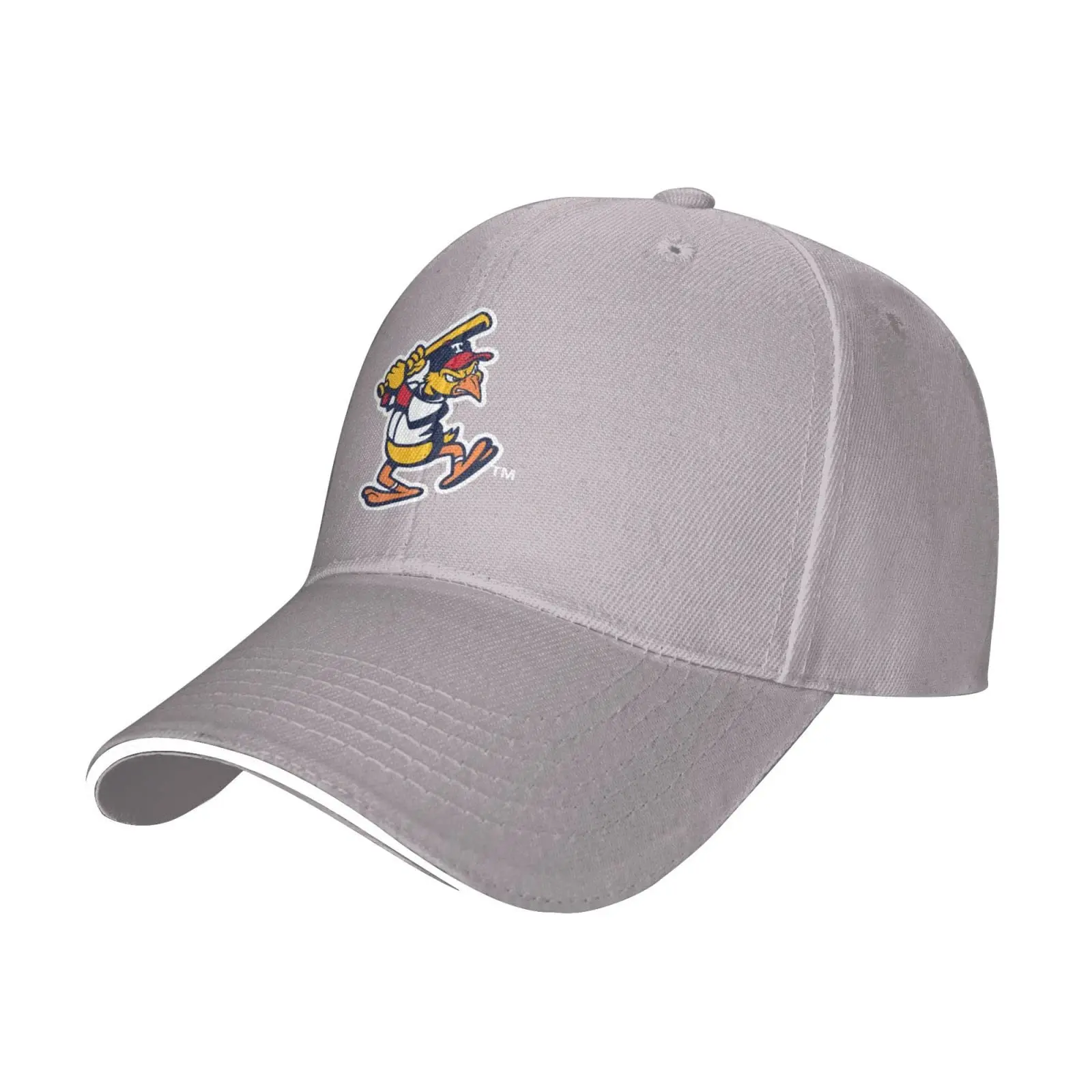 Toledo Mud Hens Sandwich Cap Unisex Classic Baseball Capunisex Adjustable Casquette Dad Hat Gray