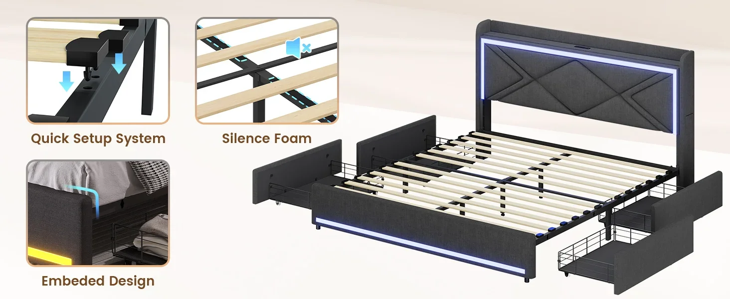 queen bed frame