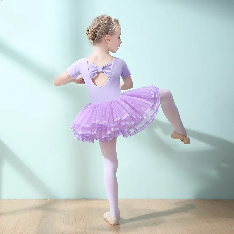Ballet Dress Ballet Leotard Girls Dance Costumes Tutu Skirt Girls Ballet Dress Children's Training Dress Figure Skating Costume Leotard for Christmas birthday Party Dance Clothes