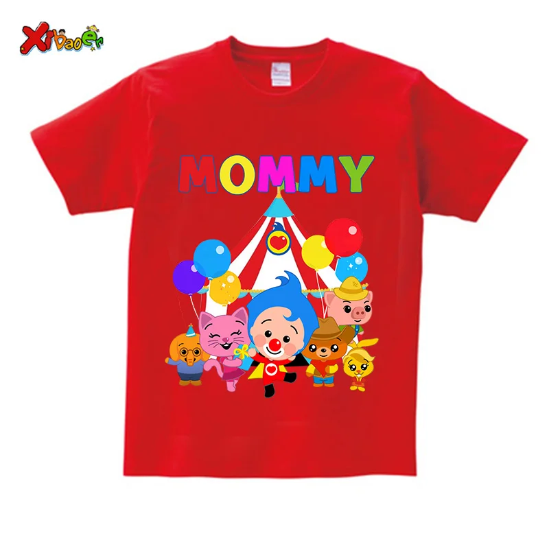 Matching Family Outfits Party Plim Shirt Summer Matching Outfits Beach TShirt Children Toddler T Shirts Mommy Clothes Daddy Baby 4