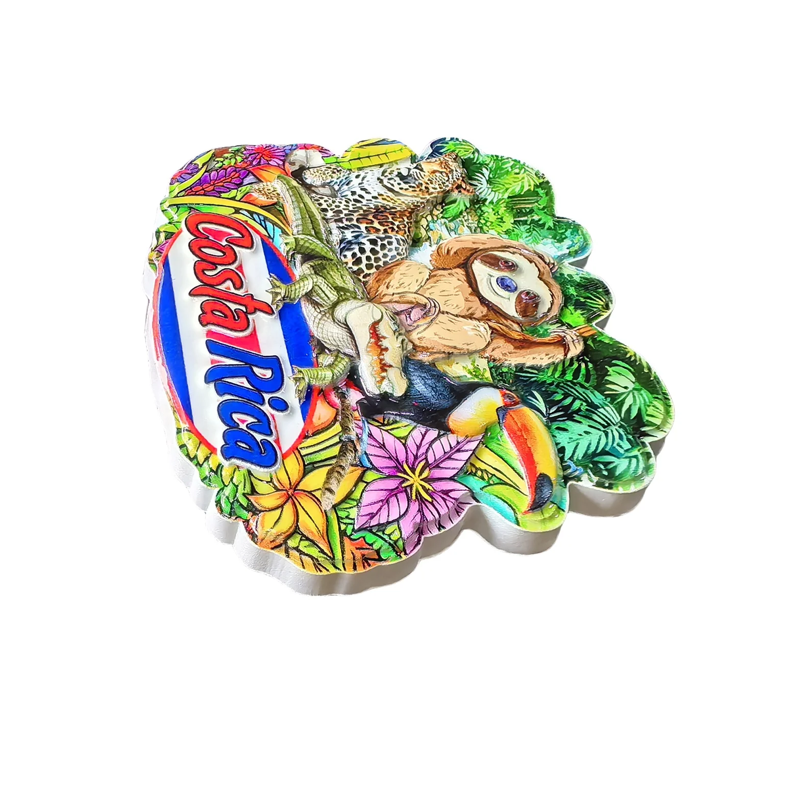 Costa Rica 3D Fridge Magnet magnetic fridge magnets refrigerator decor Souvenir Gift Resin Handmade Costa Rica Refrigerator Magnet Home Decoration Collection