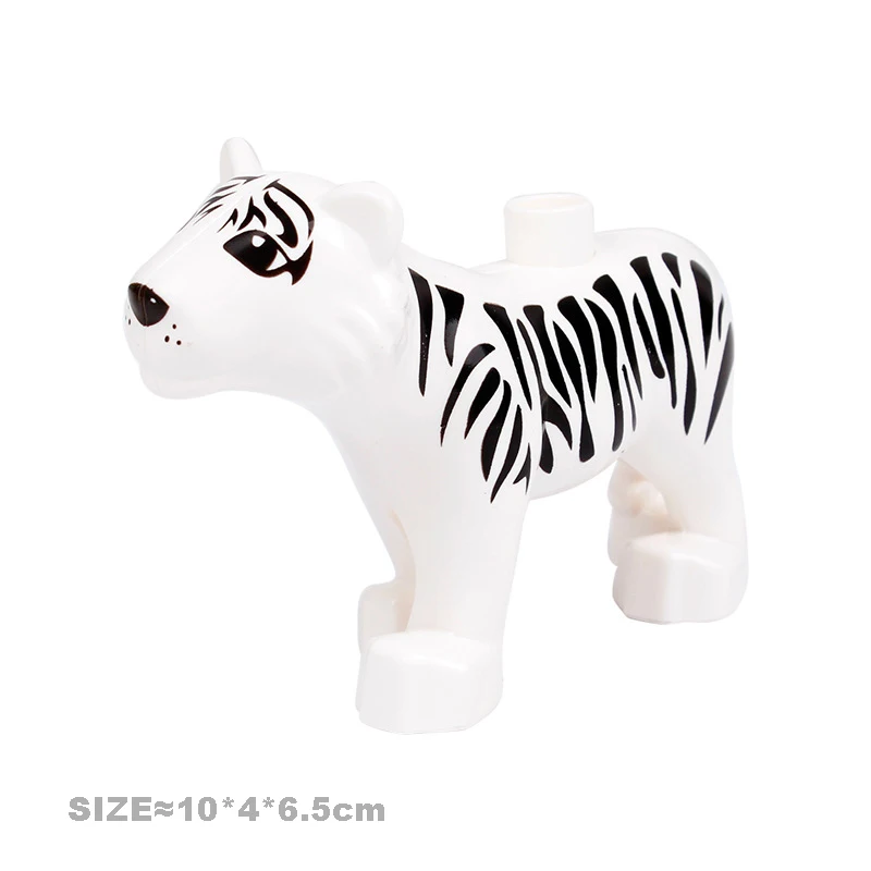 Large Farm Animal Building Block Set - Educational Assembly Toys