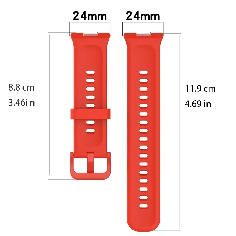 Sport Silicone Replacement Wristband for Huawei Watch Fit - Original Strap in Vibrant Colors