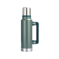 Large Capacity Fitness  1.4L Double wall Stainless  Thermos Outdoor Keep water cool and hot for 24 hours 1