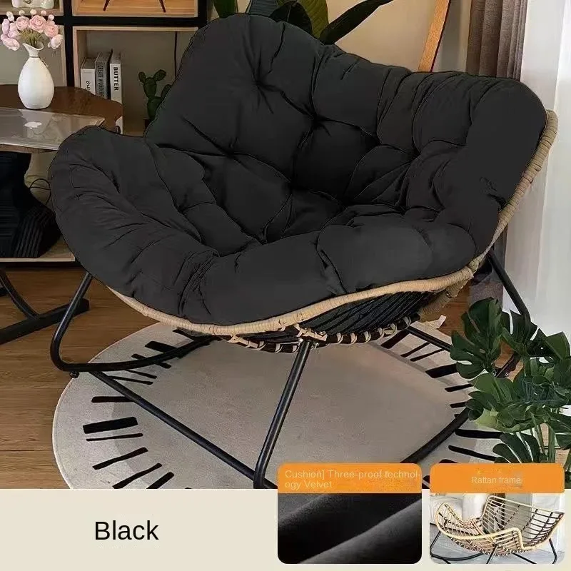 Rocking Chair Living Room Light Luxury Balcony Home Rocking Chair Leisure Sofa Single Lazy Sofa Rocking Chair Rattan Chair