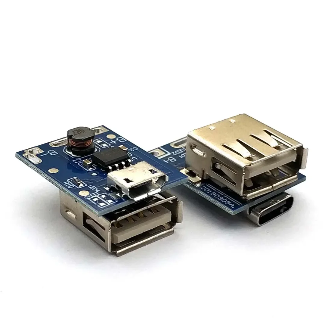 5V Boost Converter Step-Up Power Module Lithium Battery Charging Protection Board LED Display USB For DIY Charger, battery charger