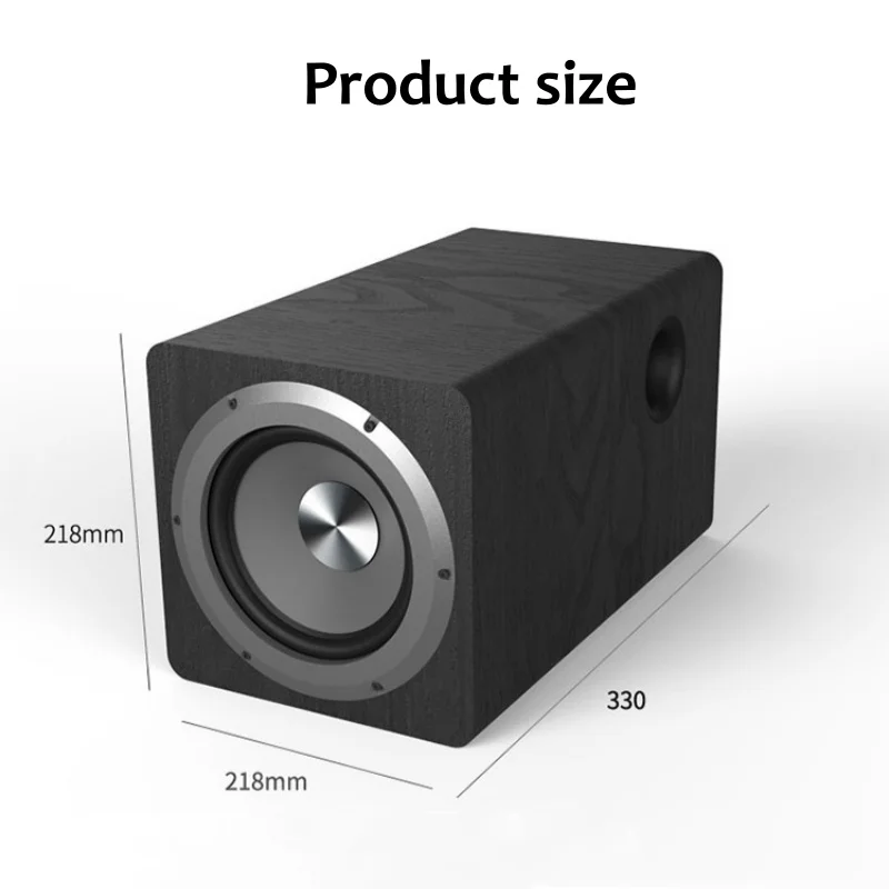 Woofer Speaker Ibass 100W 6.5-inch Active Subwoofer Home Theater Audio System