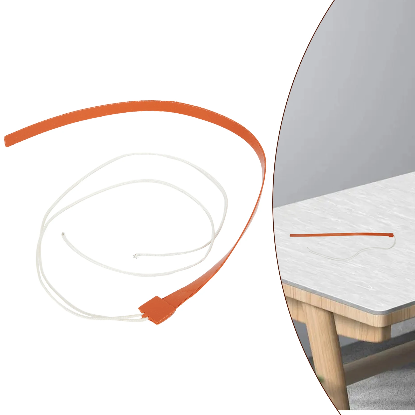

Convenient Durable Heating Pad Acid resistant Easy installation Flexible Oilproof Silicone Strap Thermal Wires