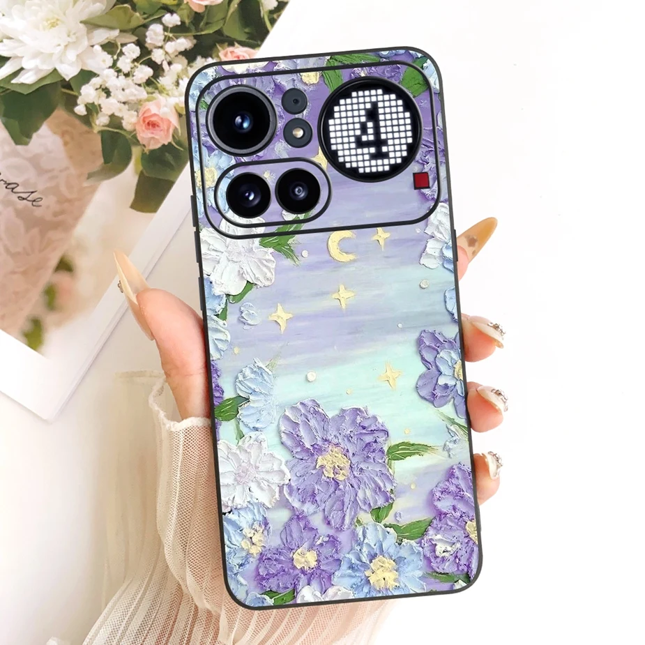 Cute Lucky Letters Fashion Cartoon Painted Cover Case