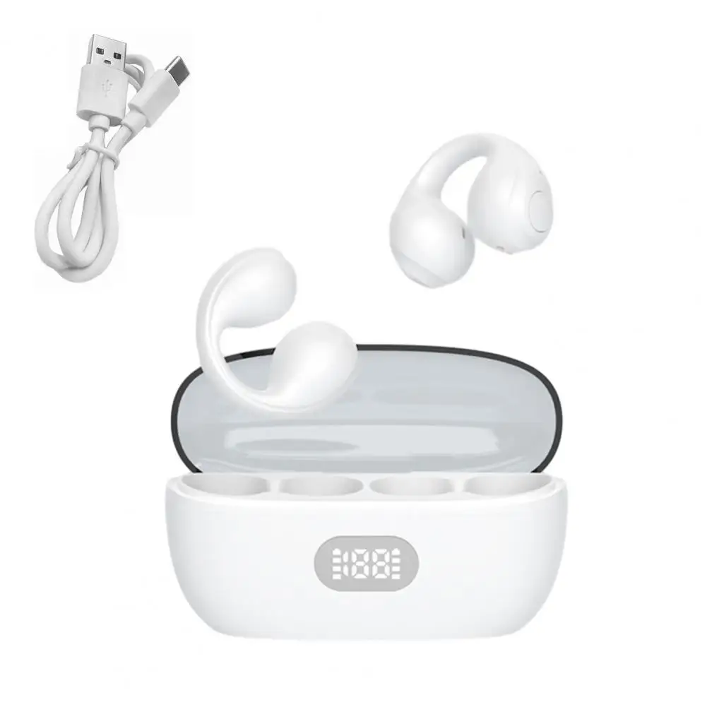 

Comfortable Ear Clip Design Earphones Dual Noise Reduction Earphones Enhance Audio Experience with Wireless Earbuds for Sports