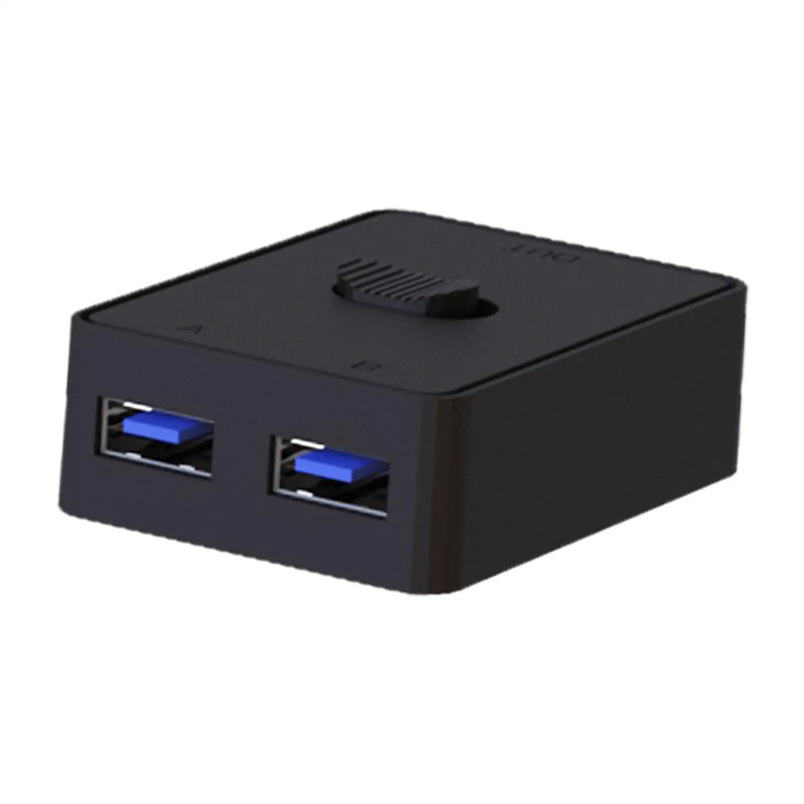 USB Printer Sharing Switch 1 in 2 or 2 in 1 Out Easy to Install High Speed Peripheral Switcher Box for Mouse PC Computer Printer