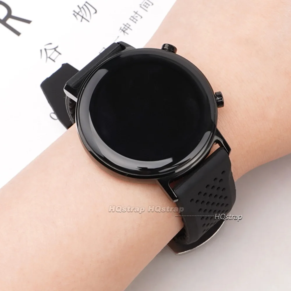 Breathable Silicone Quick Release Watch Strap - Soft Rubber Wristband Accessories