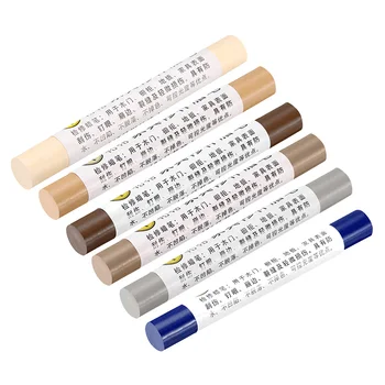 5pcs Wax Wood Furniture Floor Repair Pens Damaged Furniture Scratch Patch Paint Pastels Filler Stick Touch-up Materials Pen 1