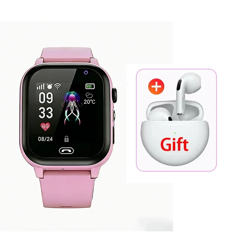 ساعة ذكية للأطفال 5G GPS موقع مكالمة فيديو بطاقة S...