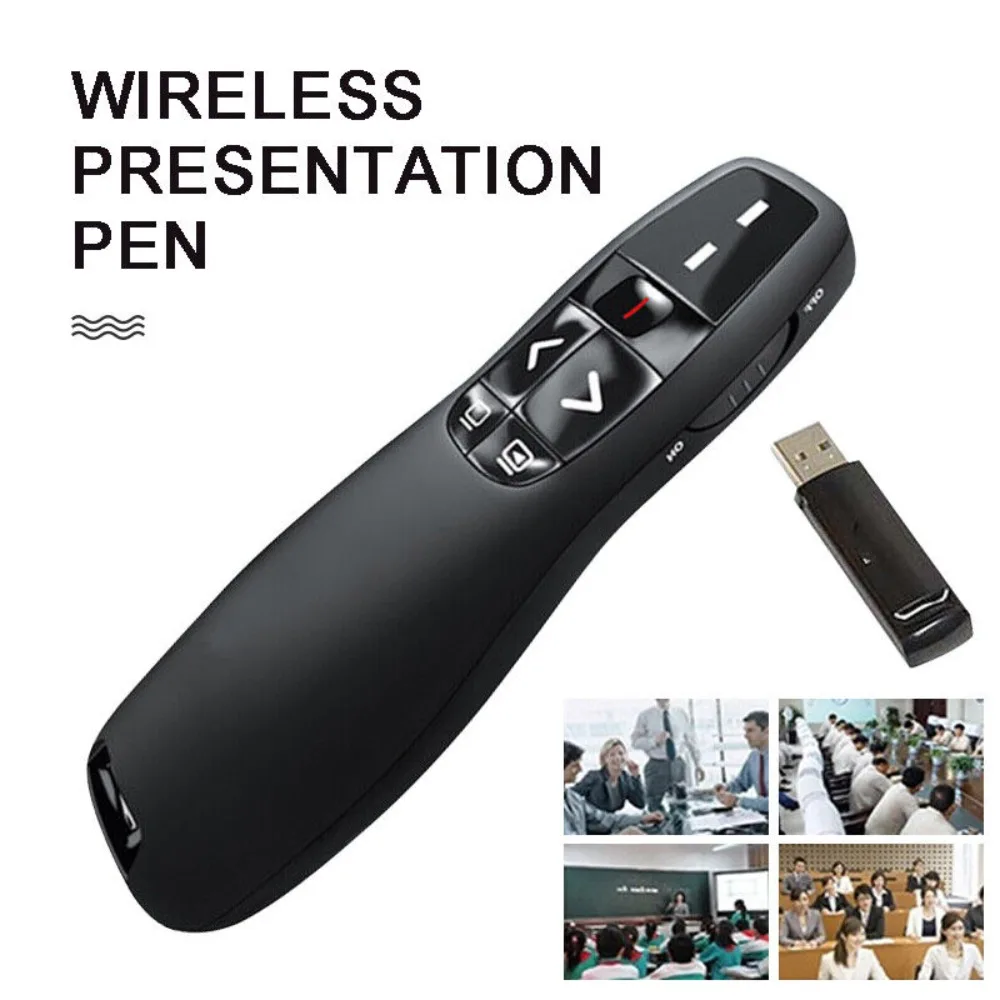 USB Handheld Presenter Page Turning For Teacher PPT Presenter PPT Remote Control Power Point Clicker Presentation Pointer powerpoint clicker teacher pointer