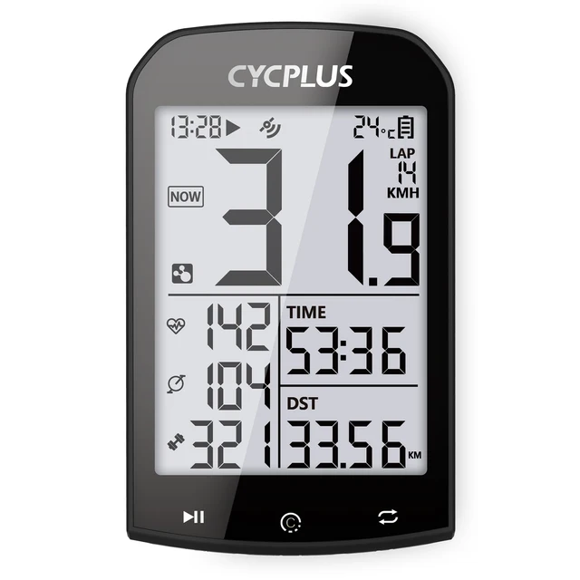 GPS Bicycle Computer Cycling Speedometer Bluetooth 5.0 ANT+ Speed Meter for Garmin Zwift Bike Accessories