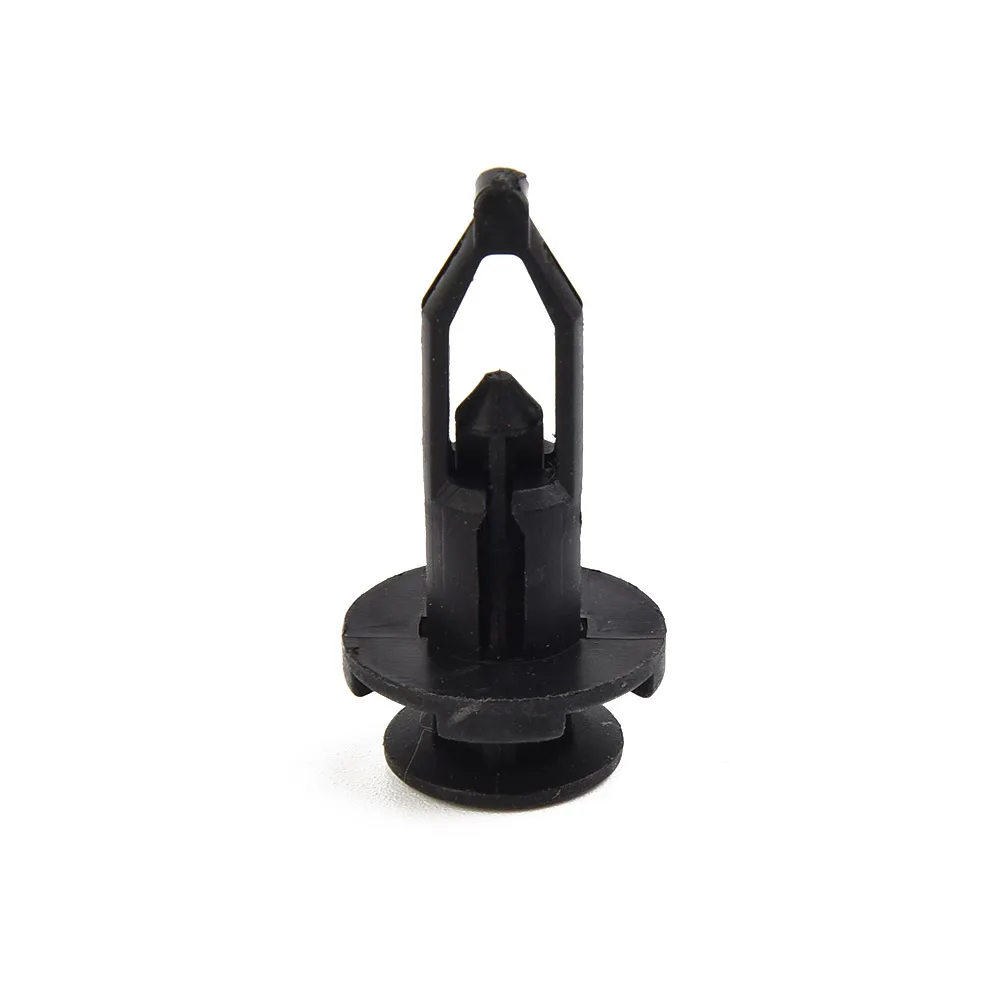 100 stücke 9mm Auto Stoßstange Hintere Abdeckung Push-typ Clamp Schwarz Kunststoff Feste Clip Befestigungen Für Toyota 52161-16010 – Detail 12