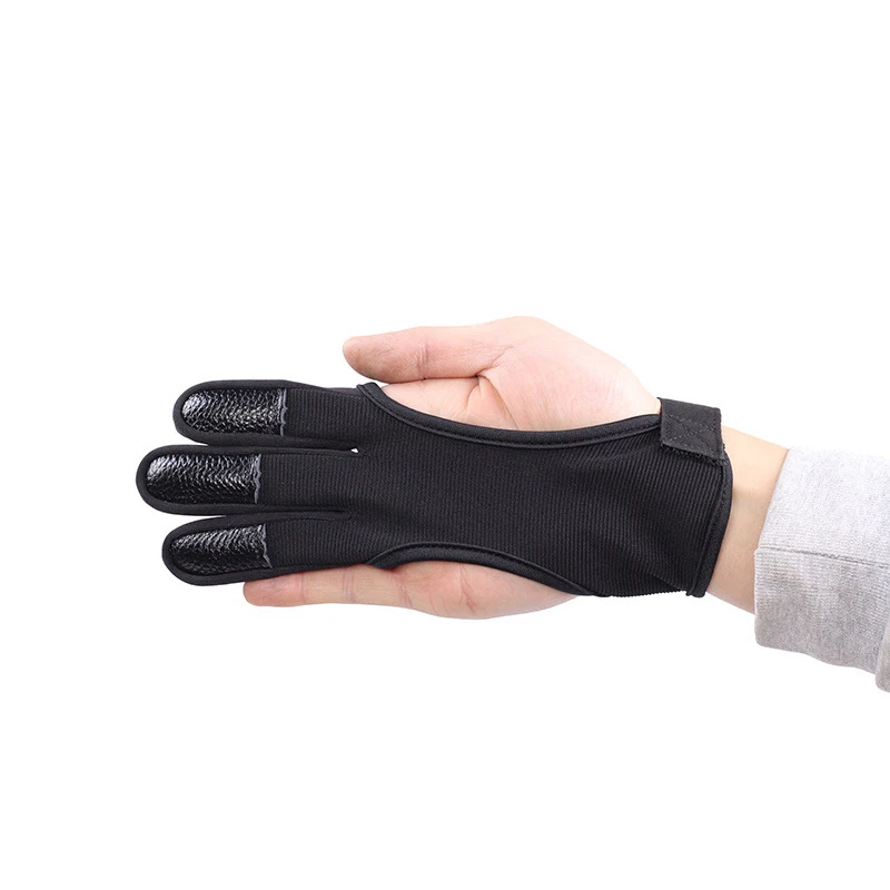 Three-Finger Gloves for Recurve Bow Finger Guard Shooting Competitive Archery 1pc archery finger guard